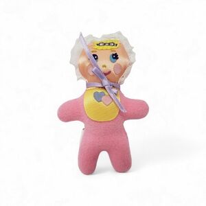 Mattel Heart Family Grandma Heart Cloth Plush Baby Doll 80's Vintage